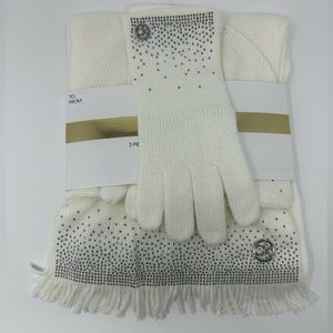 Calvin Klein 3 PIECE SET - HAT, SCARF AND GLOVES